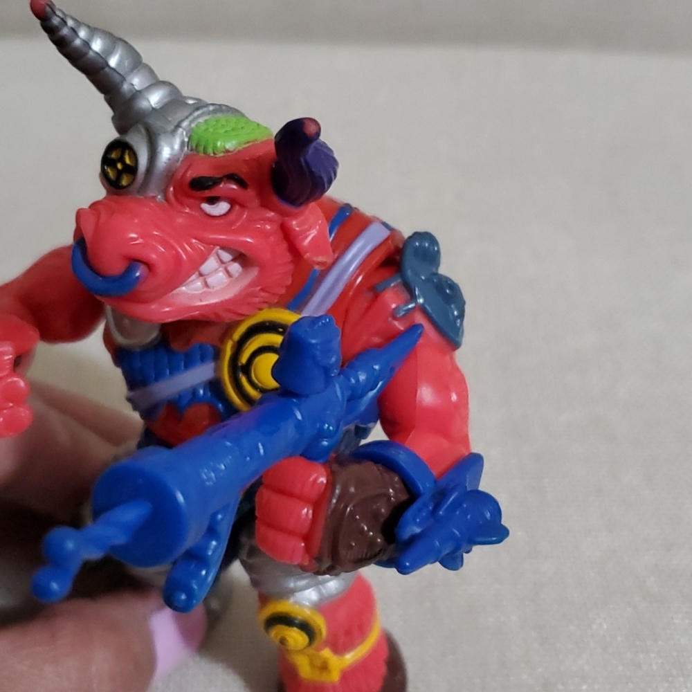 ⭐️VINTAGE⭐️TMNT 1991 Groundchuck with Guns - Picture 3 of 13